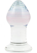 Glas Amethyst Rain Glass Butt Plug