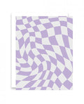 Retro Purple Greeting Card