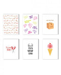 Pussy Power Naughty Greeting Card - Variety Pack Of 6