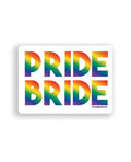 Pride Bride Naughty Sticker - Pack Of 3