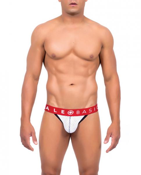 Mb Spot Jockstrap White Medium
