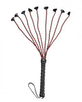 Plesur 24" Cat Of 9 Tails With Petal Ends - Black/red