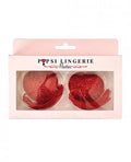 Diamond Reuseable Tassel Pasties - Red O/s