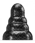665 Stretch'r Tripole Butt Plug - Xl Black Metallic