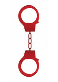 Ouch Beginners Handcuffs Metal Red