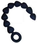 Sex & Mischief silicone anal beads - black