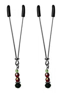Sexperiments Ruby Black Nipple Clamps