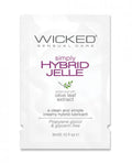 Wicked Sensual Care Simply Hybrid Jelle Lubricant - .1 Oz