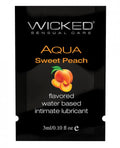 Wicked Aqua Flavored Lubricant Sweet Peach .10oz