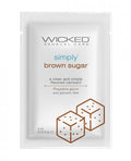 Wicked Sensual Care Simply Water Based Lubricant - .1 Oz Brown Sugar