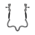 Fetish Fantasy Adjustable Nipple Chain Clamps Black