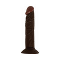 All American Whopper Vibrating 7 inches Dildo Brown