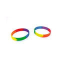 Gaysentials Rainbow Silicone Bracelet Set