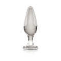 Icicles No 26 Glass Butt Plug Clear