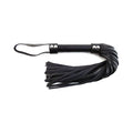 Rouge Short Leather Flogger Black