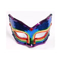 Rainbow Sequin Mask