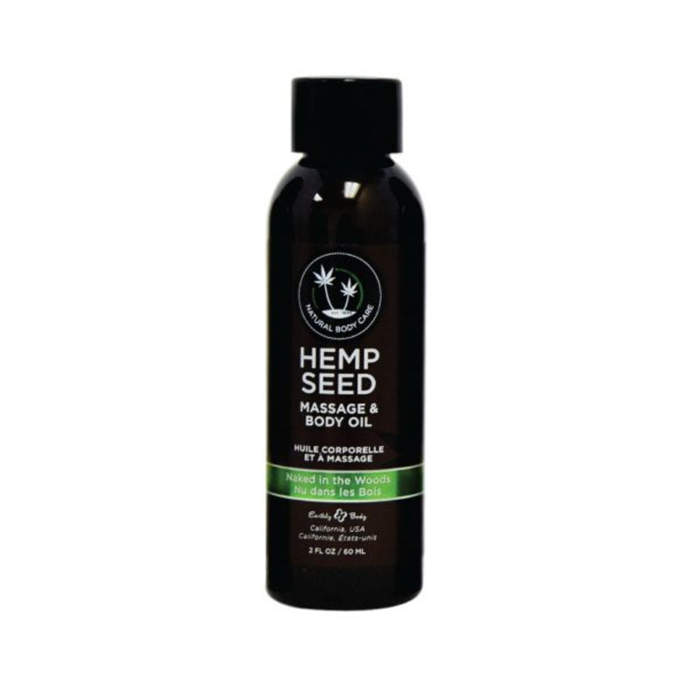 Earthly Body Massage Oil Naked In The Woods 2oz