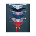 Butterfly Crotchless Panty W/pearl Sequin Detail Plus Size Assorted 12pk