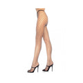 Spandex Diamond Panty Hose O/S Black