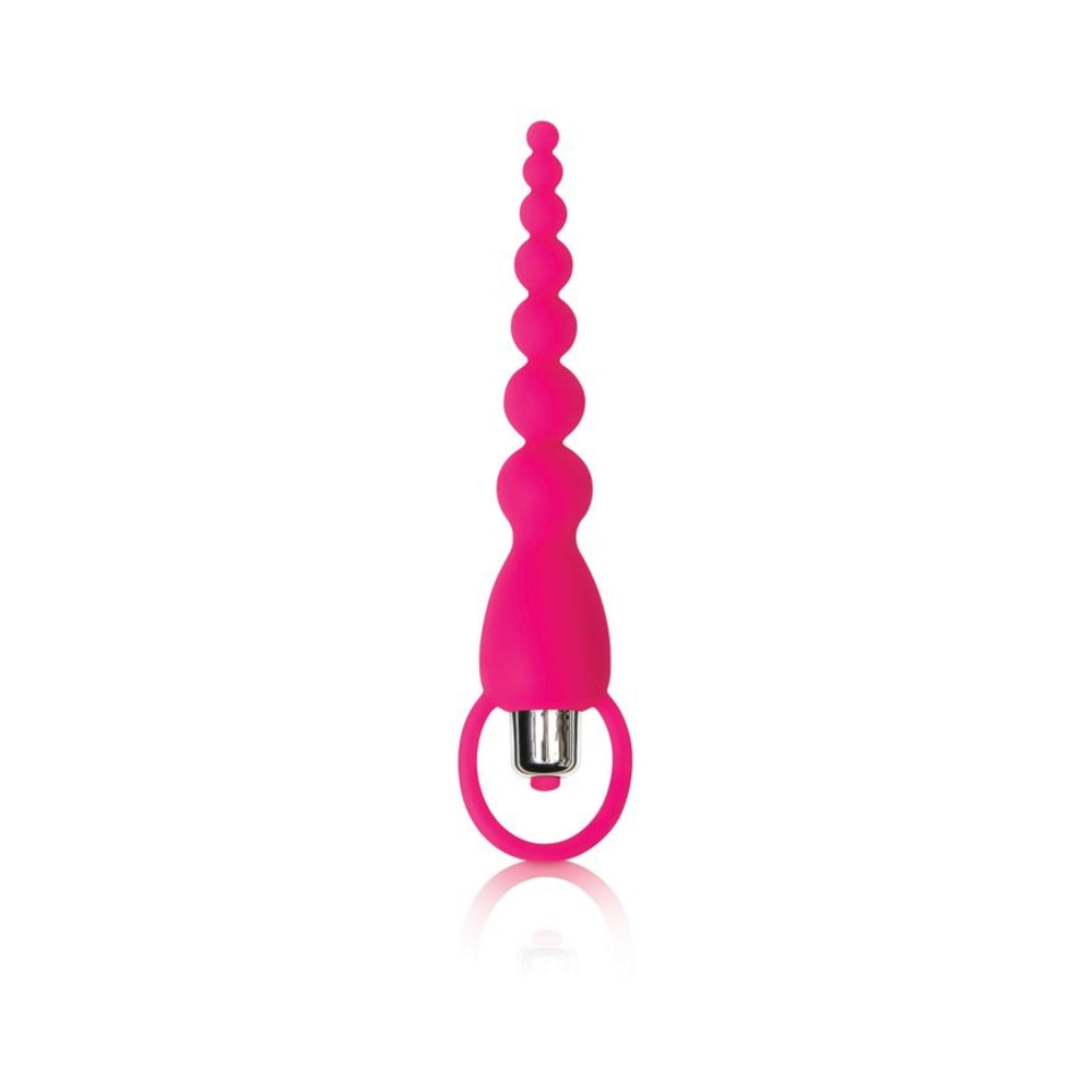 Booty Bliss Vibrating Anal Beads Pink