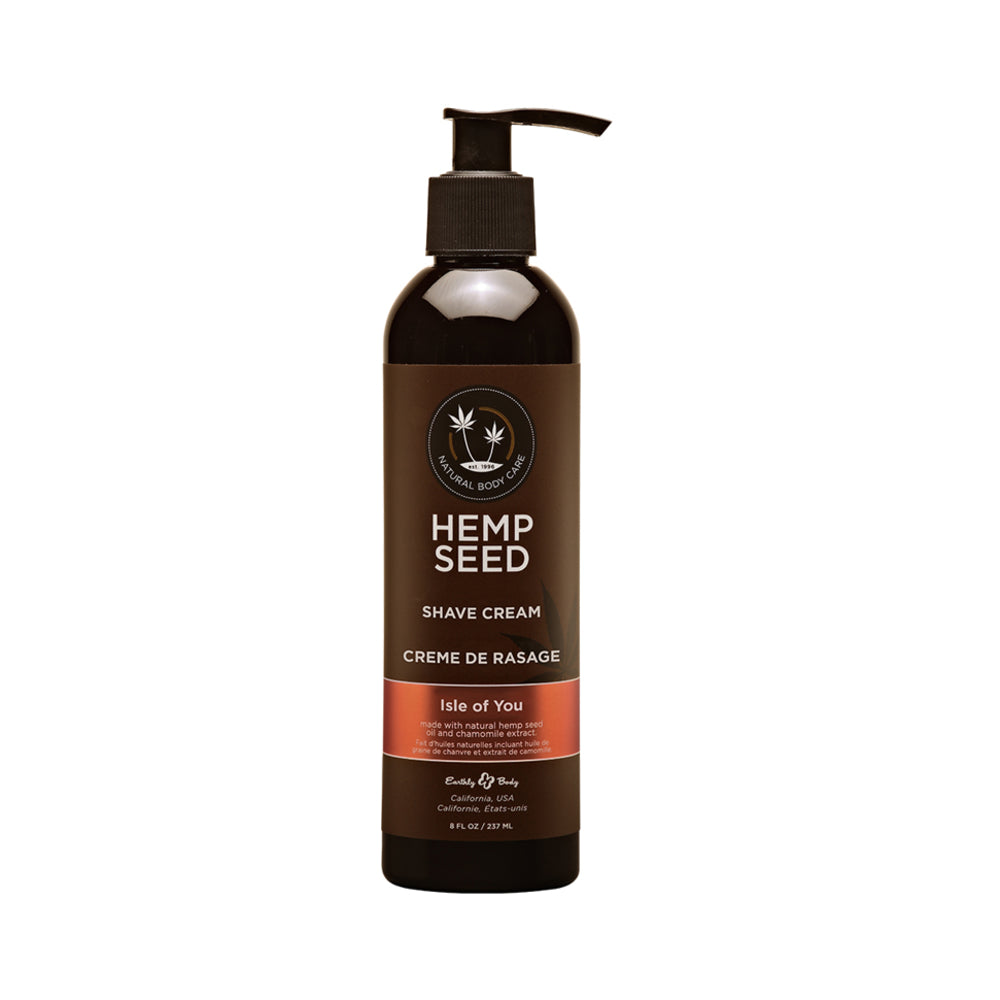 Earthly Body Hemp Seed Shave Cream Isle Of You 8oz
