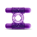 Play With Me - Double Play - Dual Vibrating Cockring - Purple