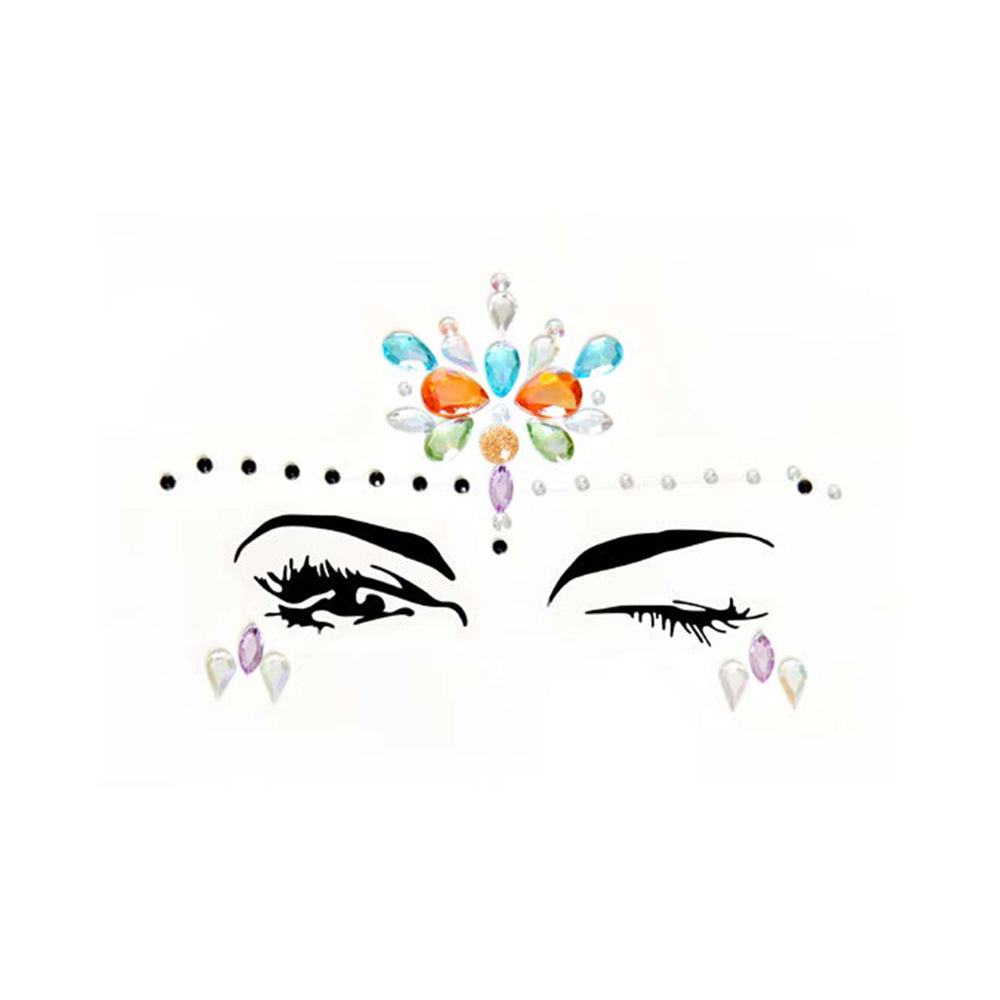 Calypso Adhesive Face Jewels Sticker (6pk)