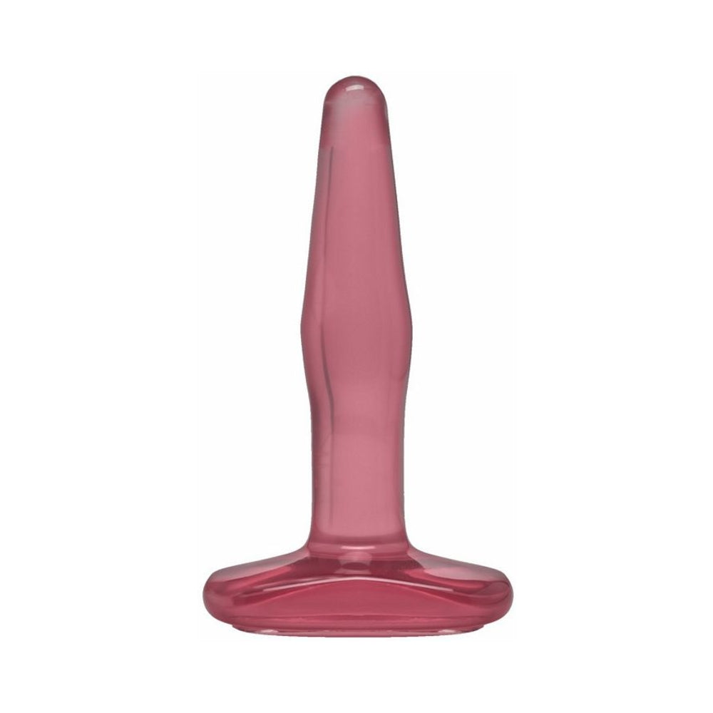 Crystal Jellies - Butt Plug - Pink-  Small