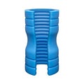 Optimale Truskyn Silicone Stroker Ribbed Blue