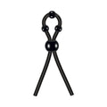 Ultimate Silicone Lasso Cock Ring Black