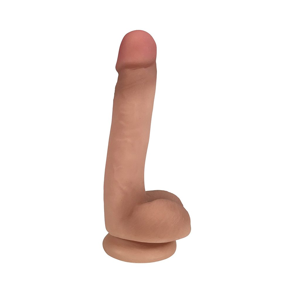 Easy Rider Bioskin Dual Density Dong 7in With Balls