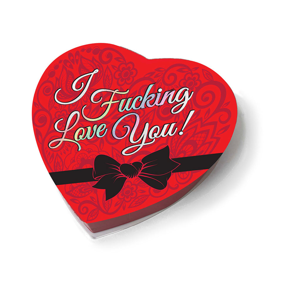 I Fucking Love You Chocolate Heart Box