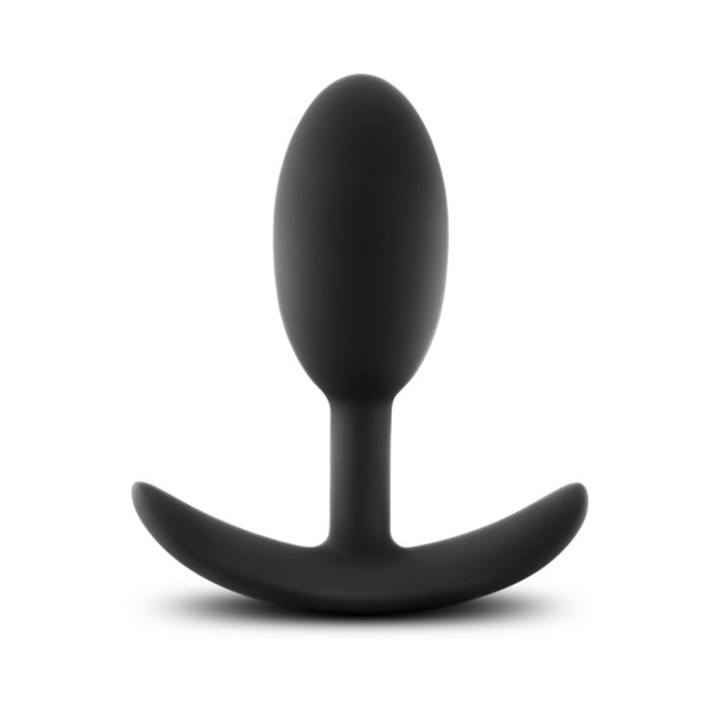 Luxe Wearable Vibra Slim Plug Medium Black