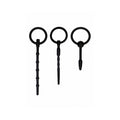 Ouch! Urethral Sounding Plug Set - Black