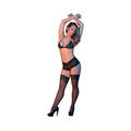 Magic Silk Sexy Time Triangle Bra & Cheeky Short Set Black Sm