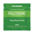 Proloonging With Ginseng Delay Wipes For Men 10 Pack