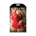 Vixen Hot Blooded Lace Dress & G-string O/S/Queen