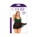 Sonia Halter/tie/babydoll/panty Green 3x/4