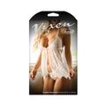 Vixen Sunrise Serenade Babydoll & Crotchless Panty One Size  White