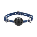 Ouch Breathable Ball Gag With Roughened Denim Straps