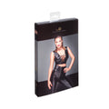 Noir Handmade Powerwetlook Top With Lacing S