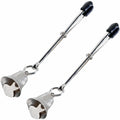 Bell Nipple Clamps Tweezer Style Rubber Tipped Adjustable