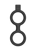 Electroshock E-Stimulation Cock And Ball Ring Black