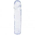 Crystal Jellies 8 Inch Classic Dildo in Clear