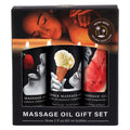 Earthly Body Edible Massage Oil Gift 2oz (Set of 3)