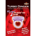 Humm Dinger Turbo Vibrating Cockring - Purple