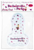 Bachelorette Party Pecker Candy Dish 3 Per Pack