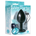 The 9's The Silver Starter Bejeweled Anodized Plug-Aqua