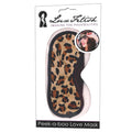 Lux Fetish Peek-A-Boo Love Mask-Leopard