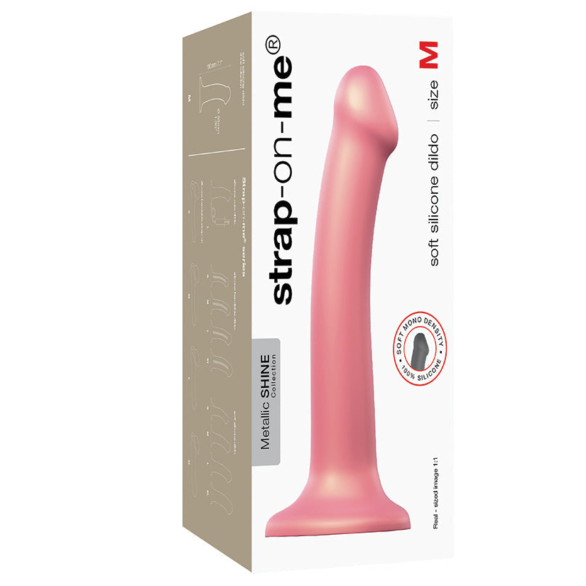 Strap On Me Flexible Dildo - Metallic Rose